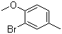 结构式 CAS# 22002-45-5, 3-溴-4-甲氧基甲苯