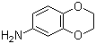 structure of CAS# 22013-33-8, 1,4-Benzodioxan-6-amine;6-Amino-1,4-benzodioxan; 2,3-Dihydro-1,4-benzodioxin-6-amine