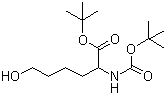 结构式 CAS# 220243-81-2, 2-(叔丁氧羰基氨基)-6-羟基己酸叔丁酯