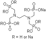 Sodium (ethylenediamine)tetramethylenephosphonate molecular structure (CAS 22036-77-7)