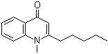 结构式 CAS# 22048-98-2, 1-甲基-2-戊基-4(1H)-喹啉酮