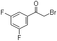 2-Bromo-1-(3,5-difluorophenyl)ethanone molecular structure (CAS 220607-75-0)