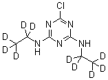 结构式 CAS# 220621-39-6, 十氘代西玛嗪