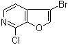 3-Bromo-7-chlorofuro[2,3-c]pyridine molecular structure (CAS 220939-70-8)