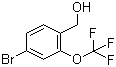 structure of CAS# 220996-81-6, 4-Bromo-2-trifluoromethoxybenzyl alcohol