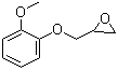 Guaiacol glycidyl ether molecular structure (CAS 2210-74-4)