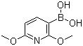 structure of CAS# 221006-70-8, 2,6-Dimethoxypyridine-3-boronic acid