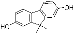 structure of CAS# 221010-68-0, 9,9-Dimethyl-9H-fluorene-2,7-diol