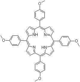 5,10,15,20-Tetrakis(4-methoxyphenyl)-21H,23H-porphine molecular structure (CAS 22112-78-3)