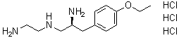 (2S)-N1-(2-Aminoethyl)-3-(4-ethoxyphenyl)-1,2-propanediamine trihydrochloride molecular structure (CAS 221640-06-8)