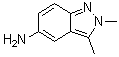 structure of CAS# 221681-94-3, 2,3-Dimethyl-2H-indazol-5-amine