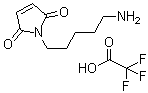 structure of CAS# 222159-87-7, 1-(5-Aminopentyl)-1H-pyrrole-2,5-dione 2,2,2-trifluoroacetate