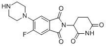 结构式 CAS# 2222114-22-7, 沙利度胺-哌嗪5-氟化物