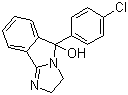 结构式 CAS# 22232-71-9, 马吲哚; 美新达; 5-(4-氯苯基)-2,3-二氢-5-羟基-5H-咪唑并[2,1-a]异吲哚