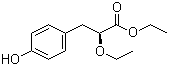(S)-2-Ethoxy-3-(4-hydroxyphenyl)propionic acid ethyl ester molecular structure (CAS 222555-06-8)