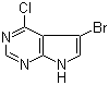 5-Bromo-4-chloro-7H-pyrrolo[2,3-d]pyrimidine molecular structure (CAS 22276-95-5)