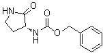structure of CAS# 223407-18-9, [(3R)-2-Oxo-3-pyrrolidinyl]carbamic acid phenylmethyl ester