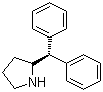(R)-(+)-2-(二苯甲基)吡咯烷分子结构 (CAS 22348-31-8)