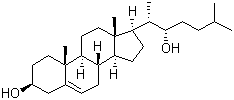 structure of CAS# 22348-64-7, 22(S)-Hydroxycholesterol