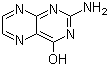 结构式 CAS# 2236-60-4, 2-氨基-4-羟基蝶啶