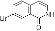 结构式 CAS# 223671-15-6, 7-溴-1(2H)-异喹啉酮
