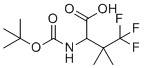 结构式 CAS# 2242426-49-7, 2-((叔-丁氧羰基)氨基)-4,4,4-三氟-3,3-二甲基丁酸