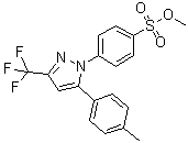 4-[5-(4-Methylphenyl)-3-(trifluoromethyl)-1H-pyrazol-1-yl]benzenesulfonic acid methyl ester molecular structure (CAS 2247197-66-4)
