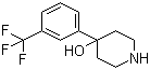 structure of CAS# 2249-28-7, 4-(3-Trifluoromethyl)phenyl-4-piperidinol