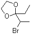 结构式 CAS# 22515-81-7, 2-(1-溴乙基)-2-乙基-1,3-二氧戊环
