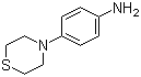 结构式 CAS# 22589-35-1, 4-(硫代吗啉-4-基)苯胺