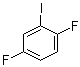 structure of CAS# 2265-92-1, 1,4-Difluoro-2-iodobenzene;2,5-Difluoro-1-iodobenzene; 2,5-Difluoroiodobenzene; NSC 10262