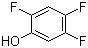 2,4,5-三氟苯酚分子结构 (CAS 2268-16-8)