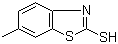 structure of CAS# 2268-79-3, 6-Methyl-2-mercaptobenzothiazole;6-Methyl-2-benzothiazolethiol; 6-Methyl-2(3H)-benzothiazolethione