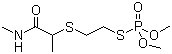 structure of CAS# 2275-23-2, Vamidothion;O,O-Dimethyl S-[2-(1-methyl-2-methylamino-2-oxoethylthio)ethyl] phosphorothioate; Dimethyl phosphorothioate 2-((2-mercaptoethyl)thio)-N-methylpropionamide S-ester
