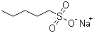 structure of CAS# 22767-49-3, Sodium pentanesulfonate;1-Pentanesulfonic acid sodium salt