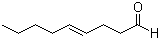 (E)-4-壬烯醛分子结构 (CAS 2277-16-9)