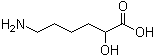 2-Hydroxy-6-aminohexanoic acid molecular structure (CAS 2279-99-4)