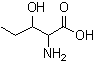 structure of CAS# 2280-42-4, 3-Hydroxy-DL-norvaline;DL-2-Amino-3-hydroxyvaleric acid; DL-beta-Hydroxynorvaline; alpha-Amino-beta-hydroxyvaleric acid; beta-Hydroxynorvaline