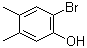 structure of CAS# 22802-39-7, 2-Bromo-4,5-dimethylphenol;6-Bromo-3,4-dimethylphenol; NSC 96970