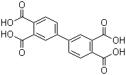 structure of CAS# 22803-05-0, 3,3',4,4'-Biphenyltetracarboxylic acid;[1,1'-Biphenyl]-3,3',4,4'-tetracarboxylic acid