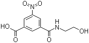 3-[[(2-Hydroxyethyl)amino]carbonyl]-5-nitrobenzoic acid molecular structure (CAS 22871-56-3)