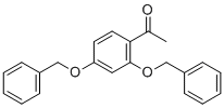 结构式 CAS# 22877-01-6, 1-(2,4-双(苄氧基)苯基)乙酮