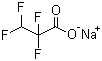 结构式 CAS# 22898-01-7, 2,2,3,3-四氟丙酸钠