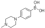 structure of CAS# 229009-40-9, 4-(4-Methylpiperazino)benzeneboronic acid;[4-(4-Methylpiperazin-1-yl)phenyl]boronic acid