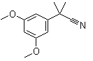 2-(3,5-二甲氧基苯基)-2-甲基丙腈分子结构 (CAS 22972-63-0)