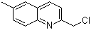 2-(Chloromethyl)-6-methylquinoline molecular structure (CAS 22989-38-4)