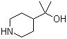 结构式 CAS# 22990-34-7, 2-(4-哌啶基)-2-丙醇