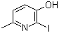 3-羟基-2-碘-6-甲基吡啶分子结构 (CAS 23003-30-7)