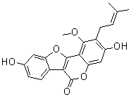 甘草酚分子结构 (CAS 23013-84-5)