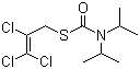 结构式 CAS# 2303-17-5, 野麦畏; S-2,3,3-三氯烯丙基二异丙基硫代氨基甲酸酯